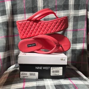 Nine West Coral Quilted Sandals